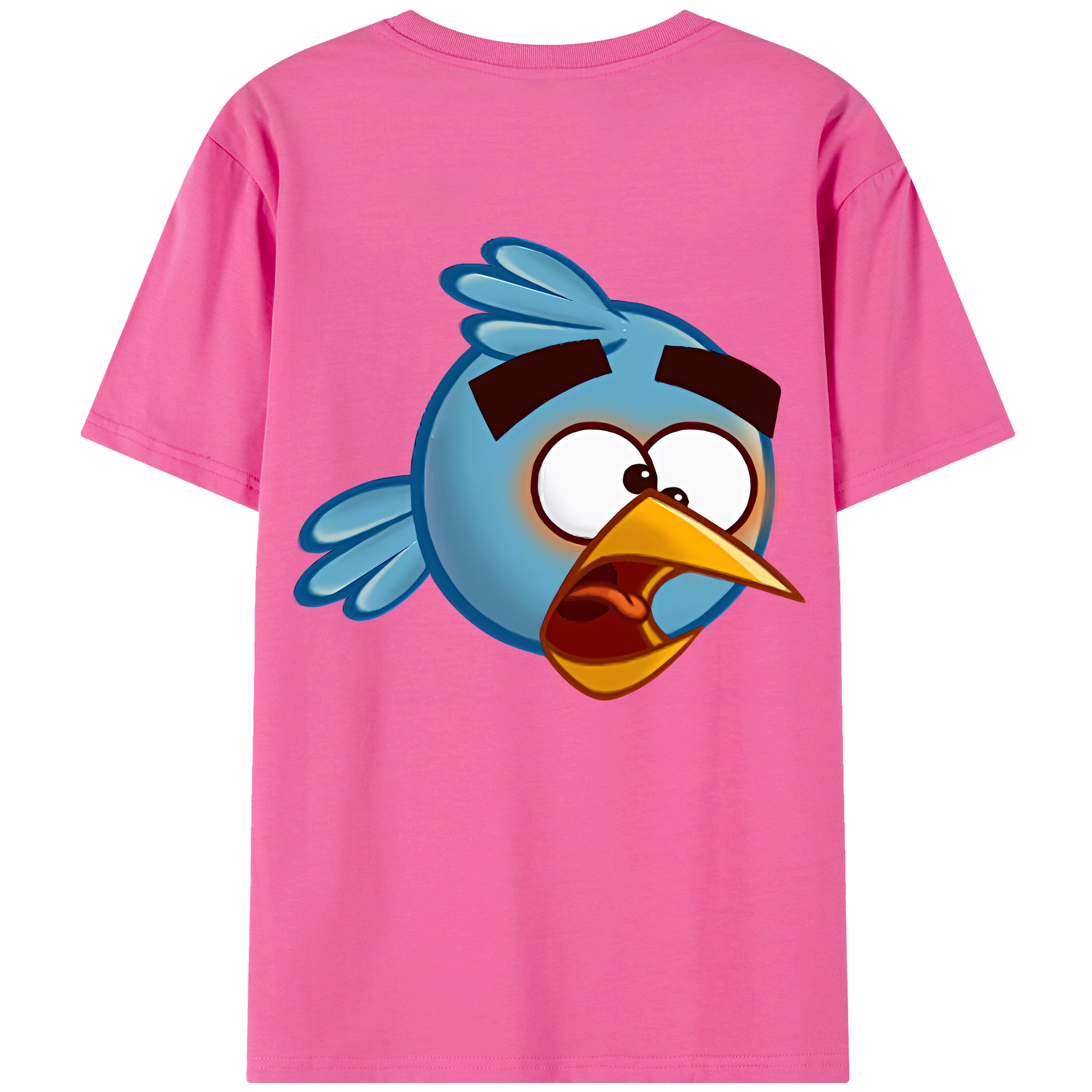 （画像用） Angry Birds アングリーバード レディース半袖Tシャツ(バックプリント)
